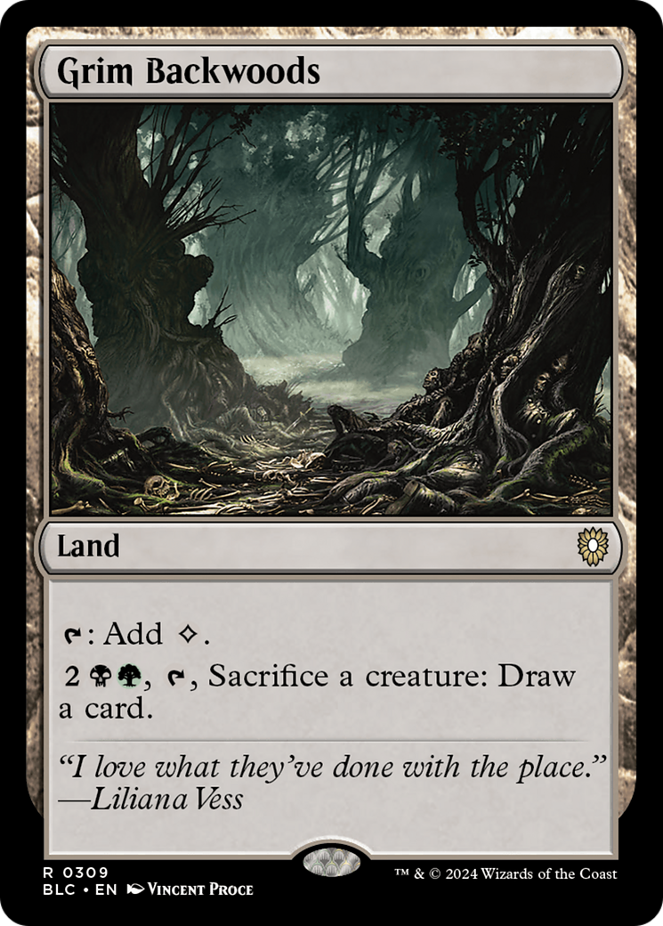 Mata Sinistra / Grim Backwoods - Magic: The Gathering - MoxLand