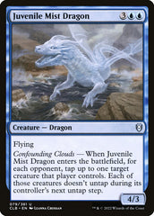 Dragão de Névoa Juvenil / Juvenile Mist Dragon - Magic: The Gathering - MoxLand