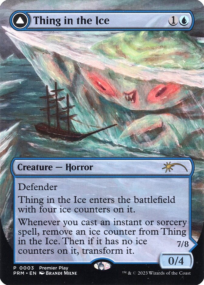 Coisa no Gelo / Thing in the Ice - Magic: The Gathering - MoxLand