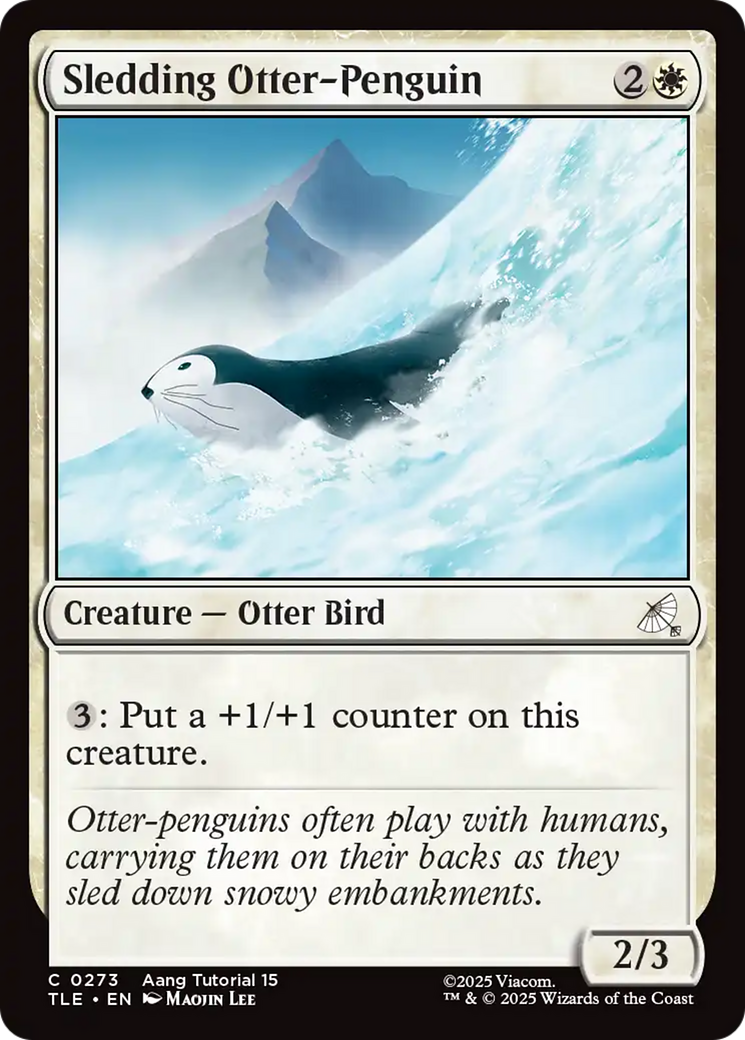 Pinguim-lontra Deslizante / Sledding Otter-Penguin - Magic: The Gathering - MoxLand