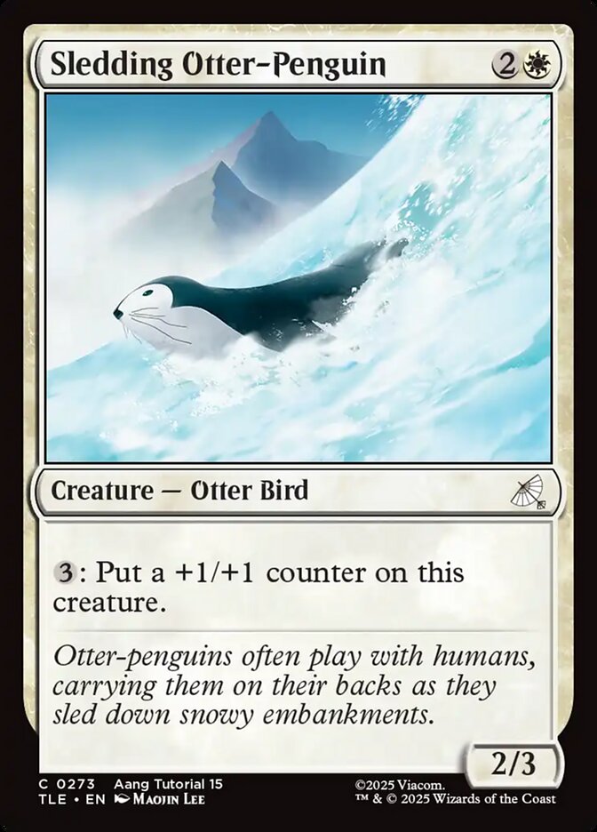 Pinguim-lontra Deslizante / Sledding Otter-Penguin - Magic: The Gathering - MoxLand