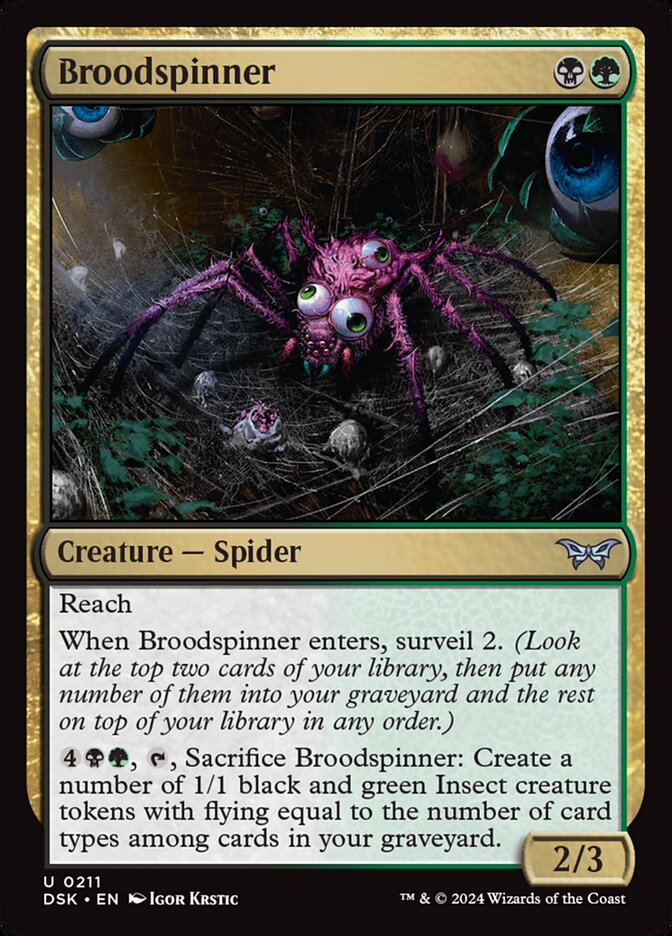 Tecedora de Prole / Broodspinner - Magic: The Gathering - MoxLand