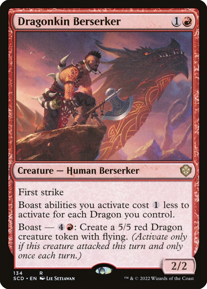 Amoque Draconeo / Dragonkin Berserker - Magic: The Gathering - MoxLand