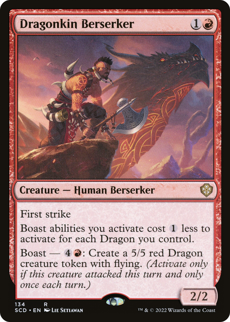 Amoque Draconeo / Dragonkin Berserker - Magic: The Gathering - MoxLand