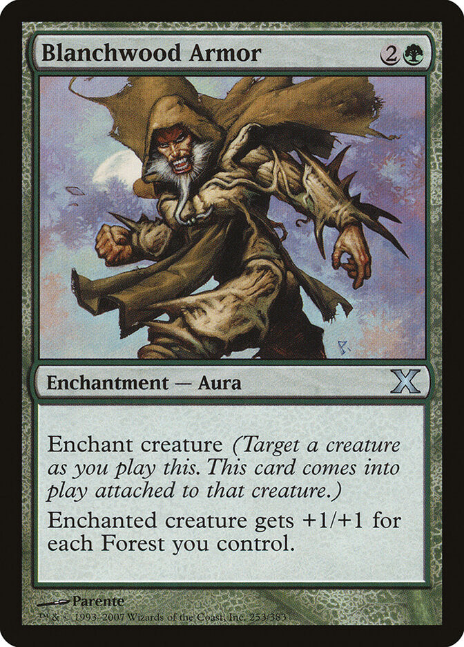 Armadura de Blanchwood / Blanchwood Armor - Magic: The Gathering - MoxLand
