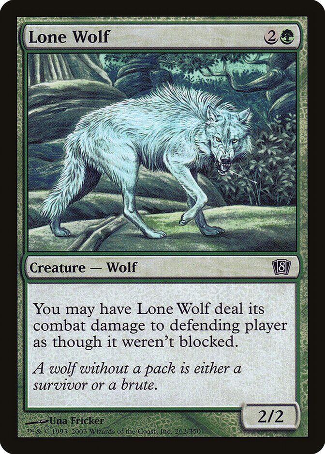 Lobo Solitário / Lone Wolf - Magic: The Gathering - MoxLand