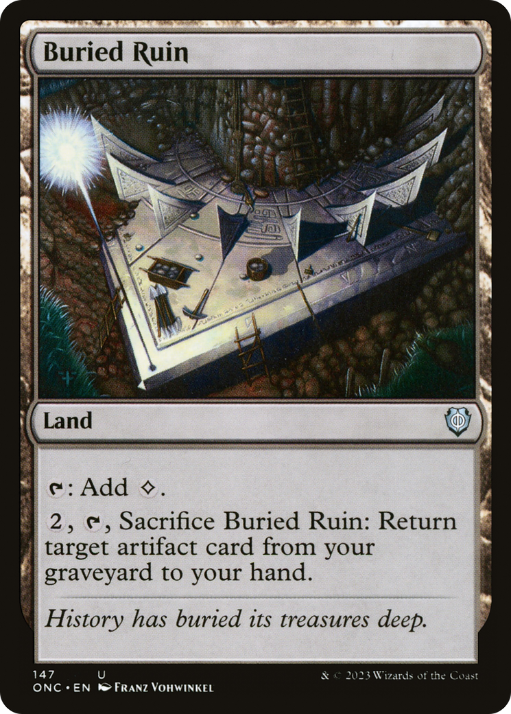 Ruína Enterrada / Buried Ruin - Magic: The Gathering - MoxLand