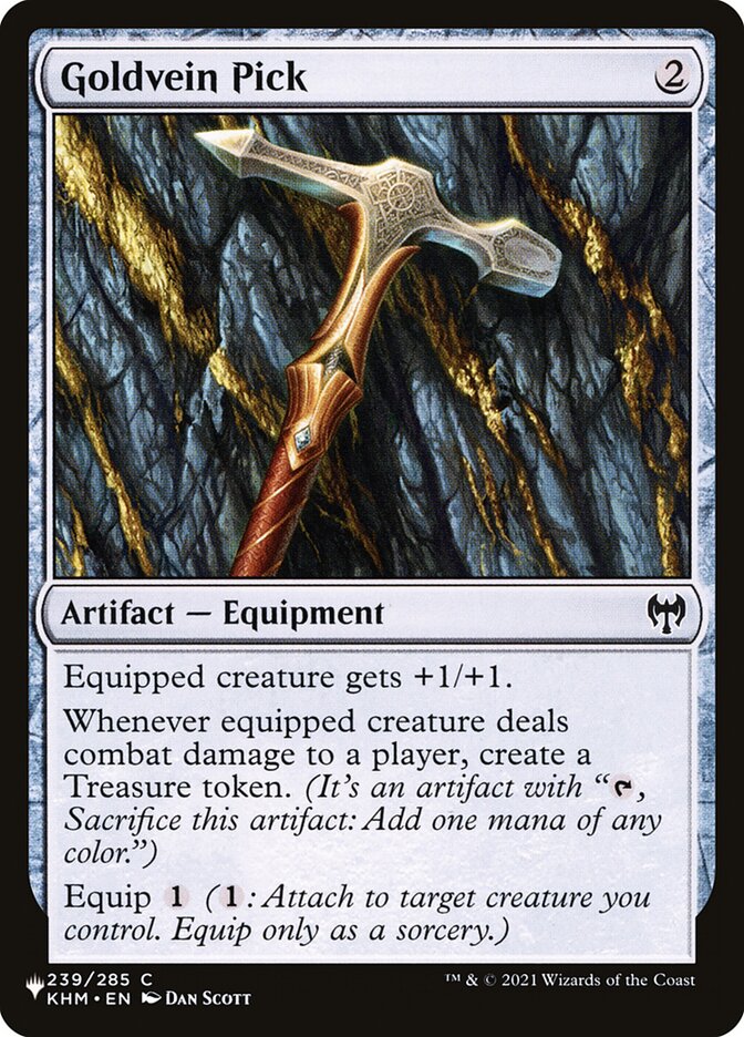 Picareta de Veio D'ouro / Goldvein Pick - Magic: The Gathering - MoxLand