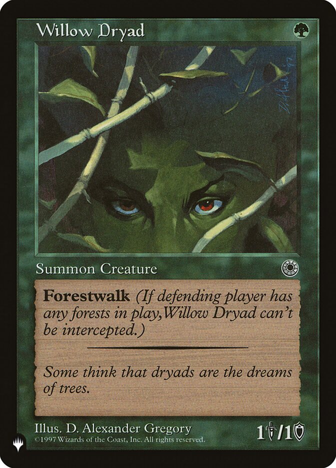 Willow Dryad - Magic: The Gathering - MoxLand