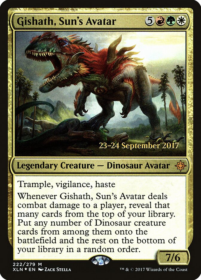 Gishath, Avatar do Sol / Gishath, Sun's Avatar - Magic: The Gathering - MoxLand
