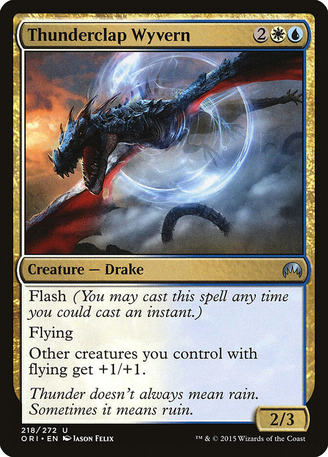 Serpe da Trovoada / Thunderclap Wyvern - Magic: The Gathering - MoxLand