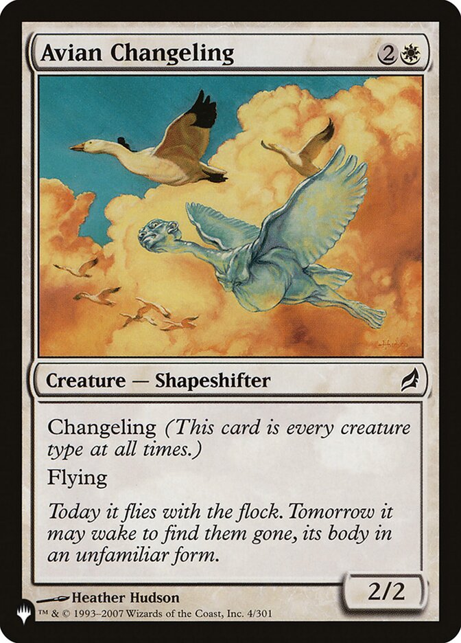 Morfolóide Áleo / Avian Changeling - Magic: The Gathering - MoxLand