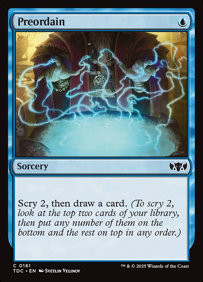 Preordenar / Preordain - Magic: The Gathering - MoxLand