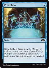 Preordenar / Preordain - Magic: The Gathering - MoxLand