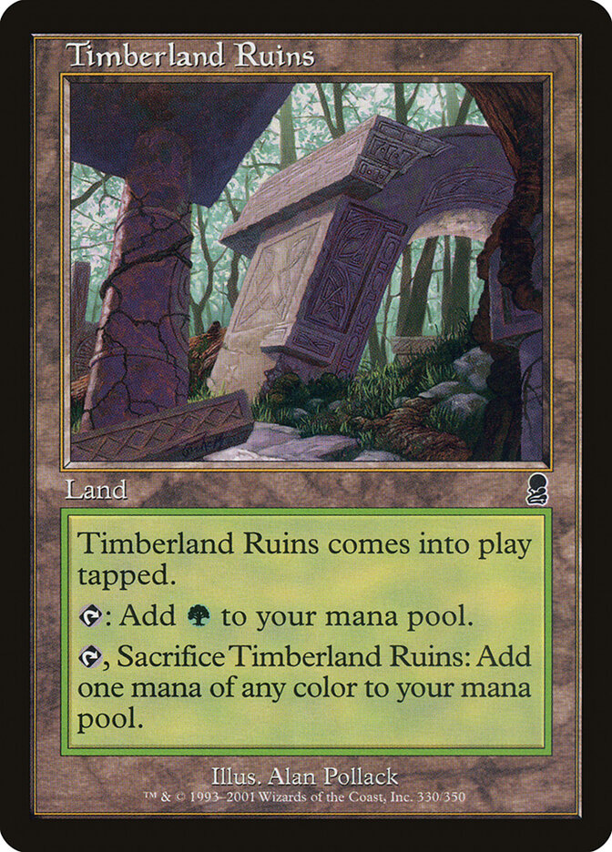 Ruínas na Mata / Timberland Ruins - Magic: The Gathering - MoxLand