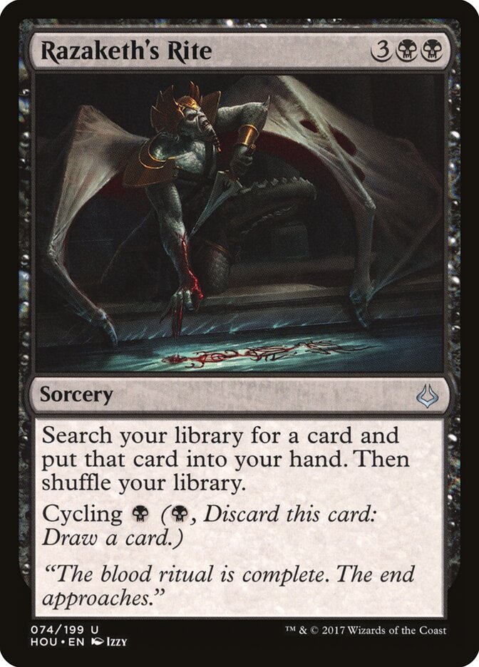 Rito de Razaketh / Razaketh's Rite - Magic: The Gathering - MoxLand