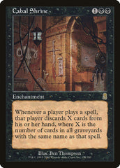 Sacrário da Cabala / Cabal Shrine - Magic: The Gathering - MoxLand