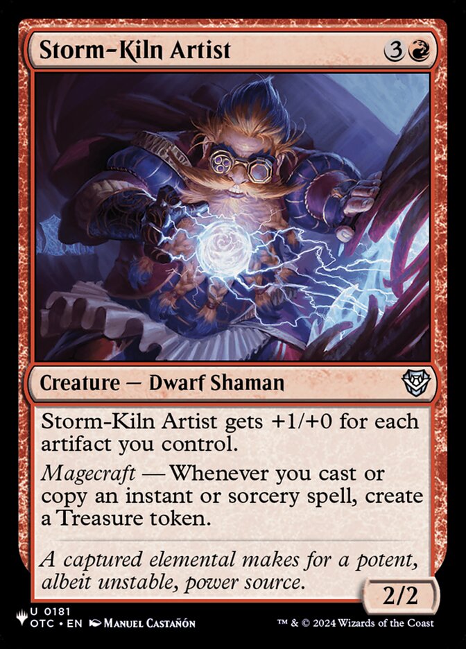 Artista da Fornalha Tempestuosa / Storm-Kiln Artist - Magic: The Gathering - MoxLand