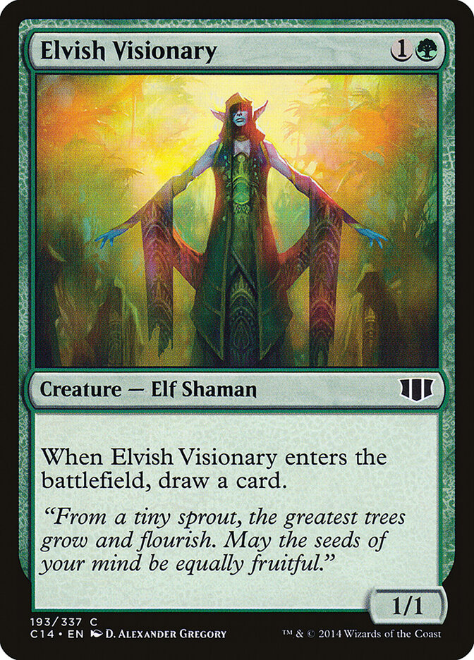 Visionário Élfico / Elvish Visionary - Magic: The Gathering - MoxLand