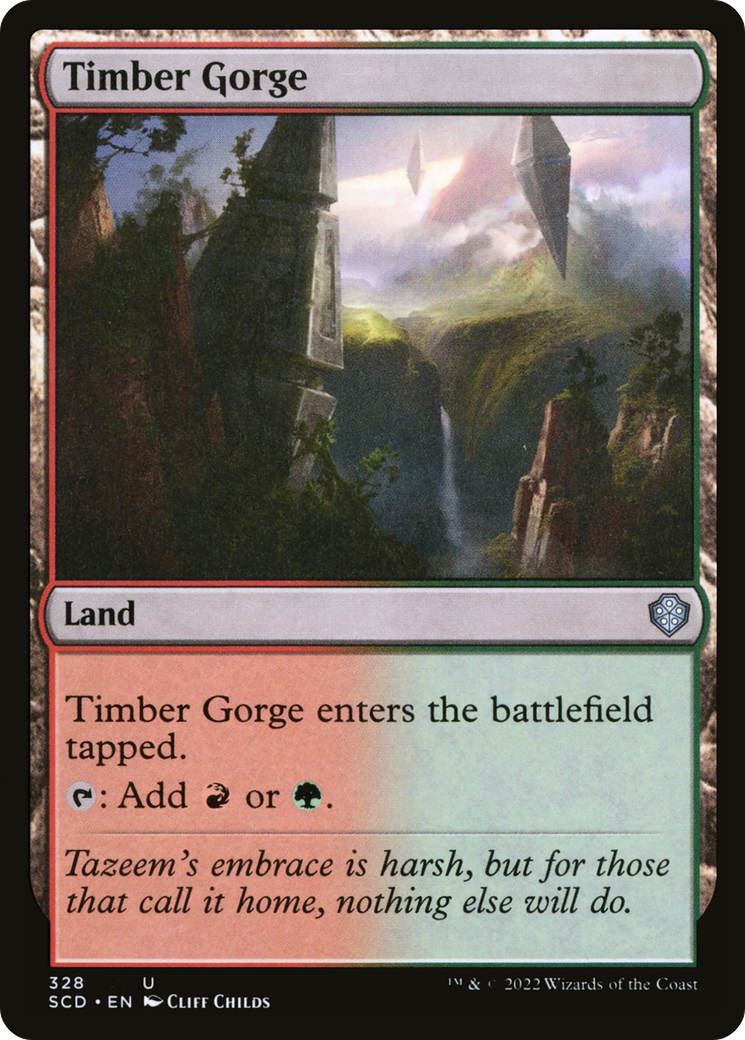 Desfiladeiro da Mata / Timber Gorge - Magic: The Gathering - MoxLand