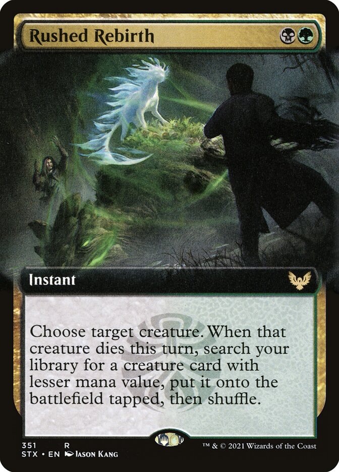 Renascimento Apressado / Rushed Rebirth - Magic: The Gathering - MoxLand
