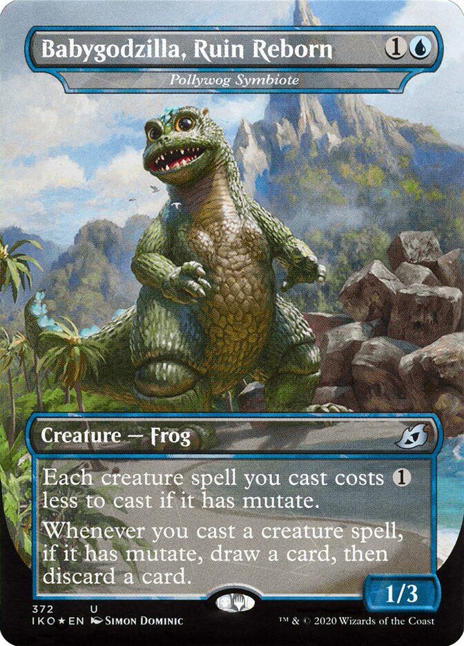 Babygodzilla, Ruína Renascida / Babygodzilla, Ruin Reborn - Magic: The Gathering - MoxLand