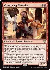 Teórico da Conspiração / Conspiracy Theorist - Magic: The Gathering - MoxLand