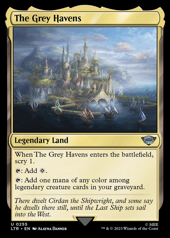 Os Portos Cinzentos / The Grey Havens - Magic: The Gathering - MoxLand