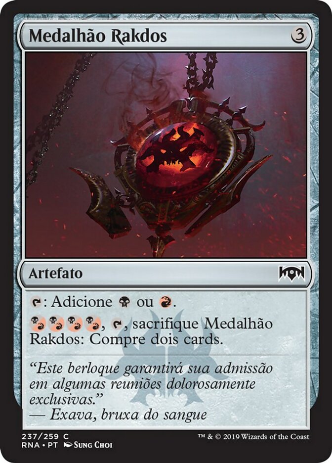 Medalhão Rakdos / Rakdos Locket - Magic: The Gathering - MoxLand