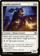 Escudo Solar de Arashin / Arashin Sunshield - Magic: The Gathering - MoxLand