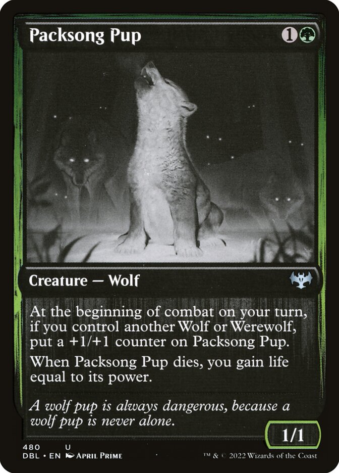 Filhote da Canção da Alcateia / Packsong Pup - Magic: The Gathering - MoxLand