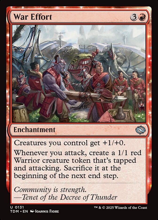 Esforços de Guerra / War Effort - Magic: The Gathering - MoxLand