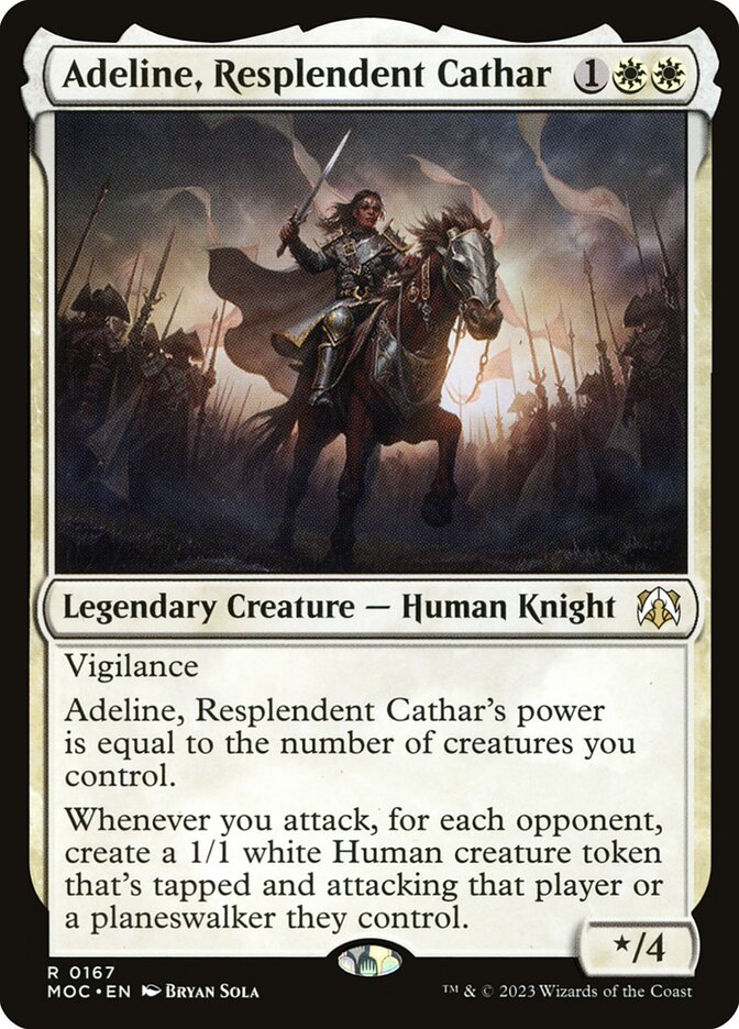 Adeline, Cátara Resplandecente / Adeline, Resplendent Cathar - Magic: The Gathering - MoxLand