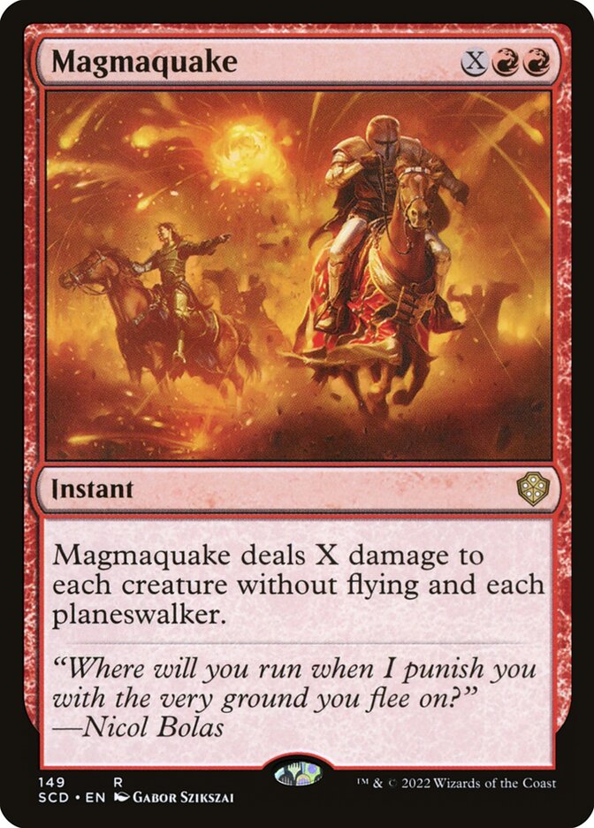 Magmamoto / Magmaquake - Magic: The Gathering - MoxLand