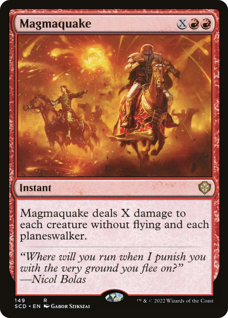 Magmamoto / Magmaquake - Magic: The Gathering - MoxLand