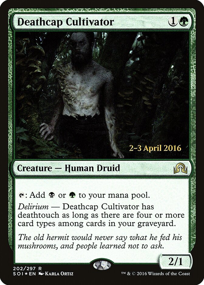 Cultivador de Cicuta Verde / Deathcap Cultivator - Magic: The Gathering - MoxLand