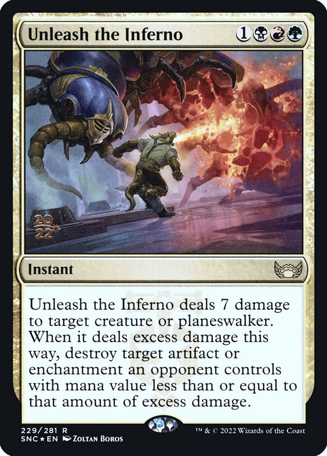 Soltar o Inferno / Unleash the Inferno - Magic: The Gathering - MoxLand