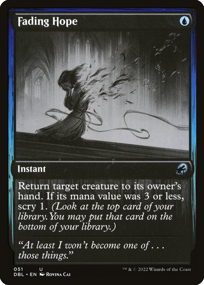 Esperança Evanescente / Fading Hope - Magic: The Gathering - MoxLand