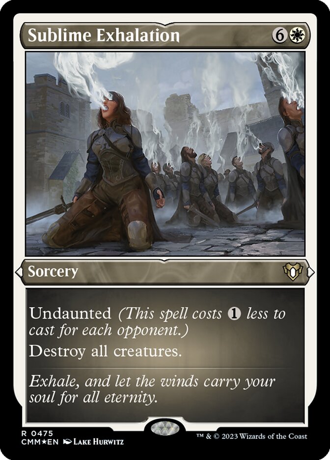 Exalação Sublime / Sublime Exhalation - Magic: The Gathering - MoxLand