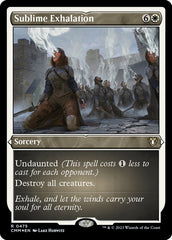 Exalação Sublime / Sublime Exhalation - Magic: The Gathering - MoxLand