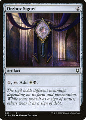 Sinete Orzhov / Orzhov Signet - Magic: The Gathering - MoxLand