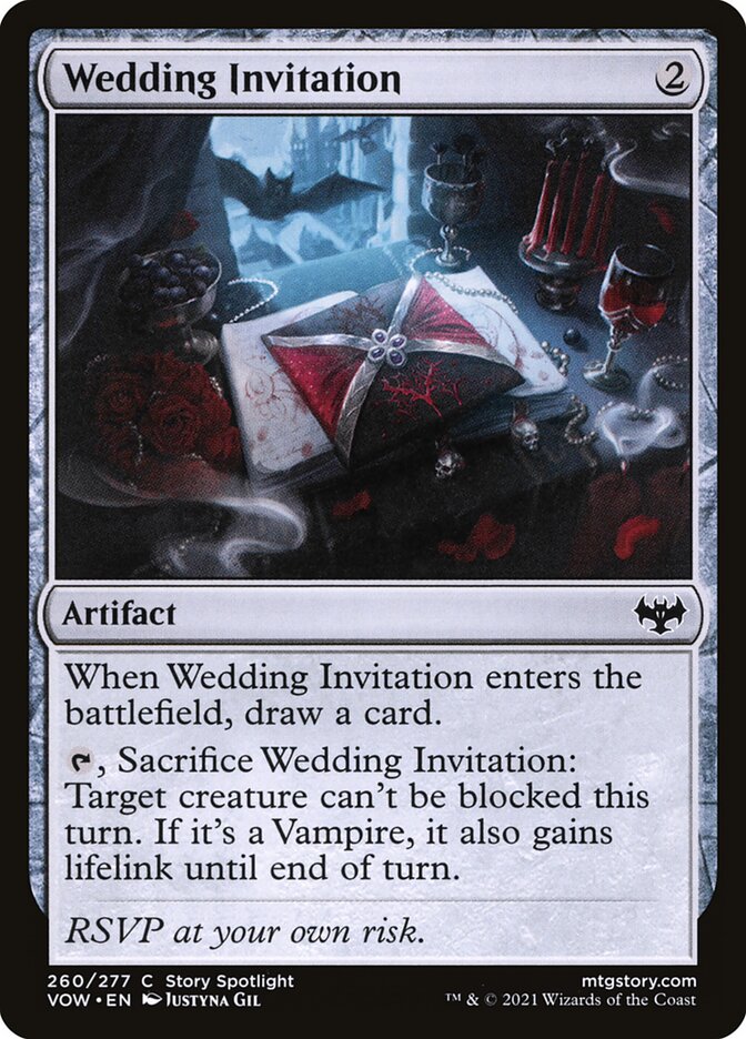 Convite de Casamento / Wedding Invitation - Magic: The Gathering - MoxLand
