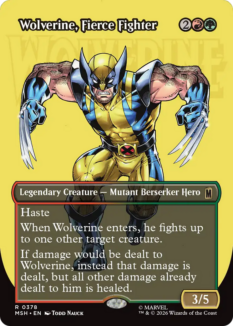 Wolverine, Fierce Fighter - Magic: The Gathering - MoxLand