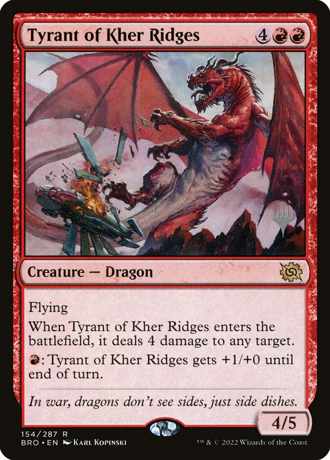 Tirano da Cordilheira de Kher / Tyrant of Kher Ridges - Magic: The Gathering - MoxLand