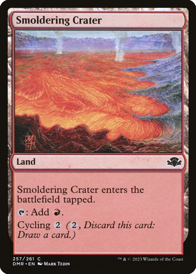 Cratera Fumegante / Smoldering Crater - Magic: The Gathering - MoxLand