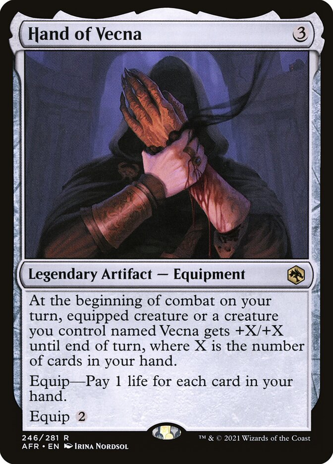 Mão de Vecna / Hand of Vecna - Magic: The Gathering - MoxLand