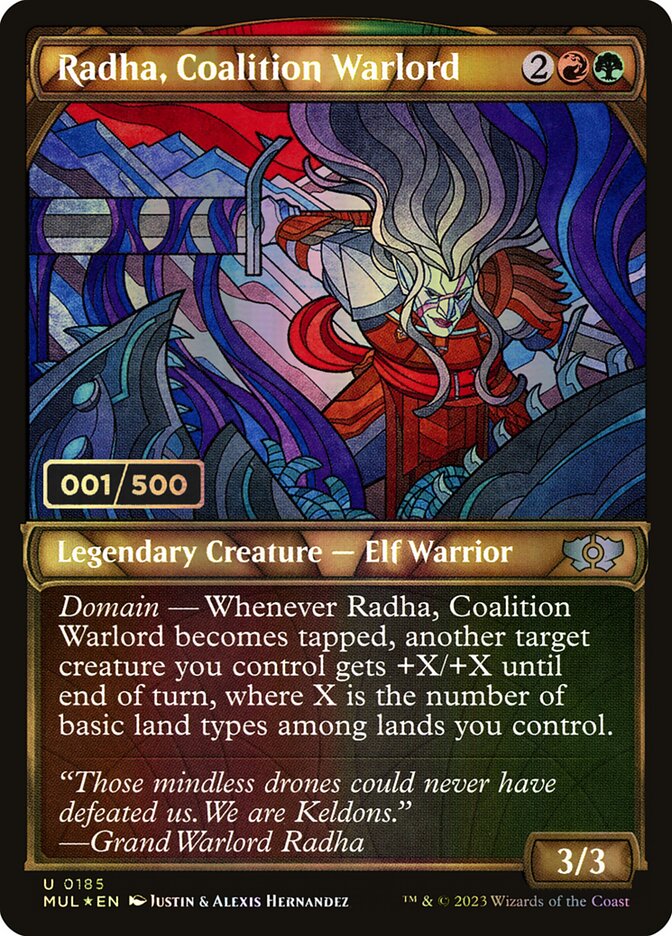 Radha, Senhora da Guerra da Coalizão / Radha, Coalition Warlord - Magic: The Gathering - MoxLand
