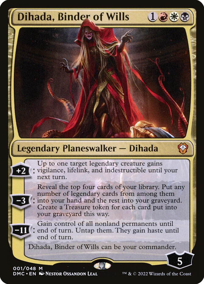 Dihada, Dominadora de Vontades / Dihada, Binder of Wills - Magic: The Gathering - MoxLand
