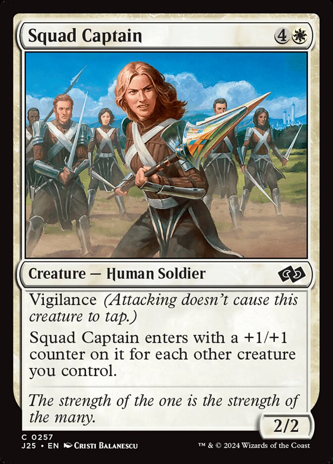 Capitã de Esquadrão / Squad Captain - Magic: The Gathering - MoxLand