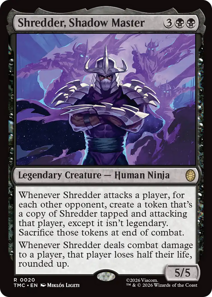 Shredder, Shadow Master - Magic: The Gathering - MoxLand